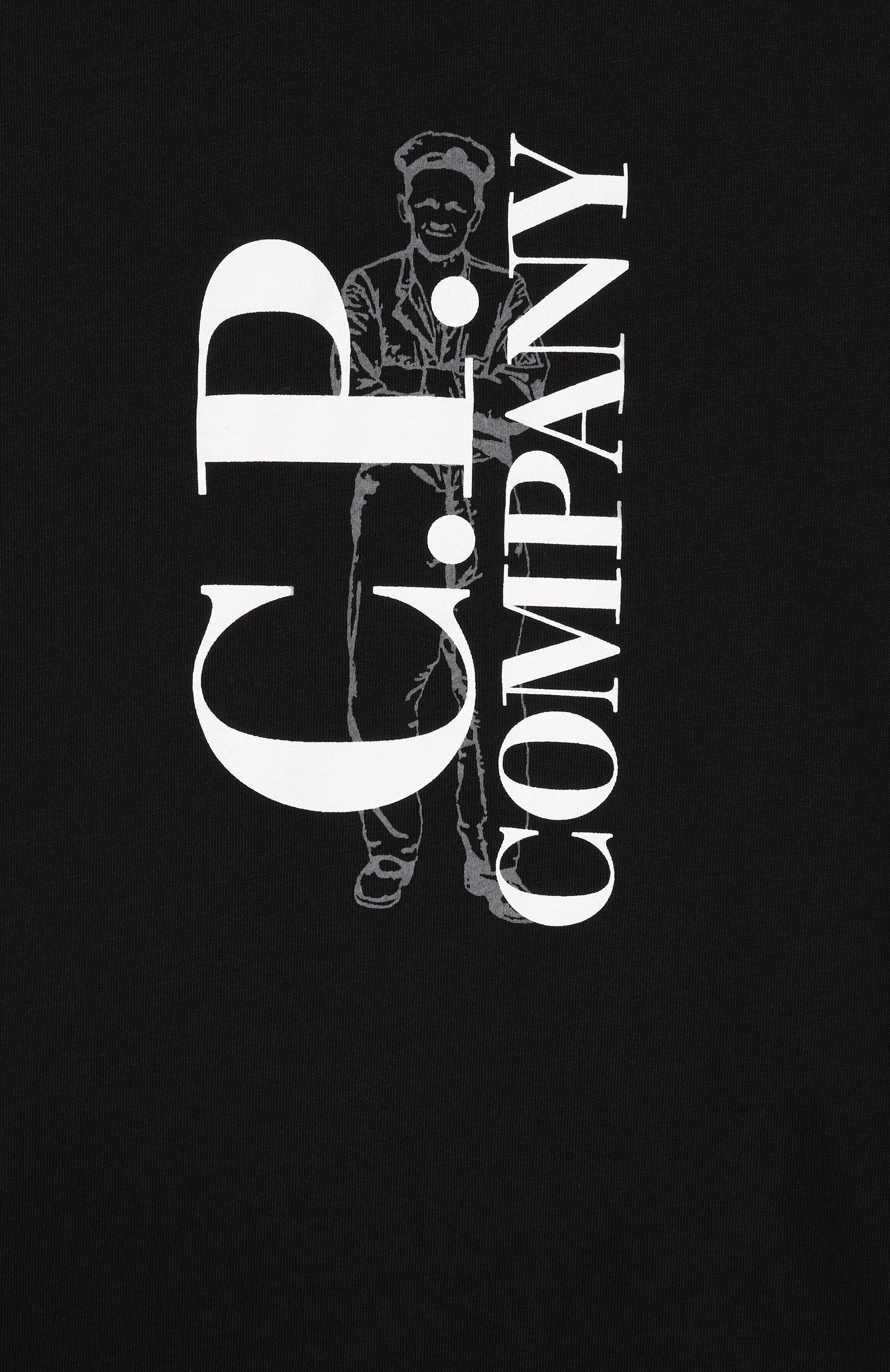 Хлопковая футболка C.P. COMPANY, арт. CUM00V/LAA17, фото 3