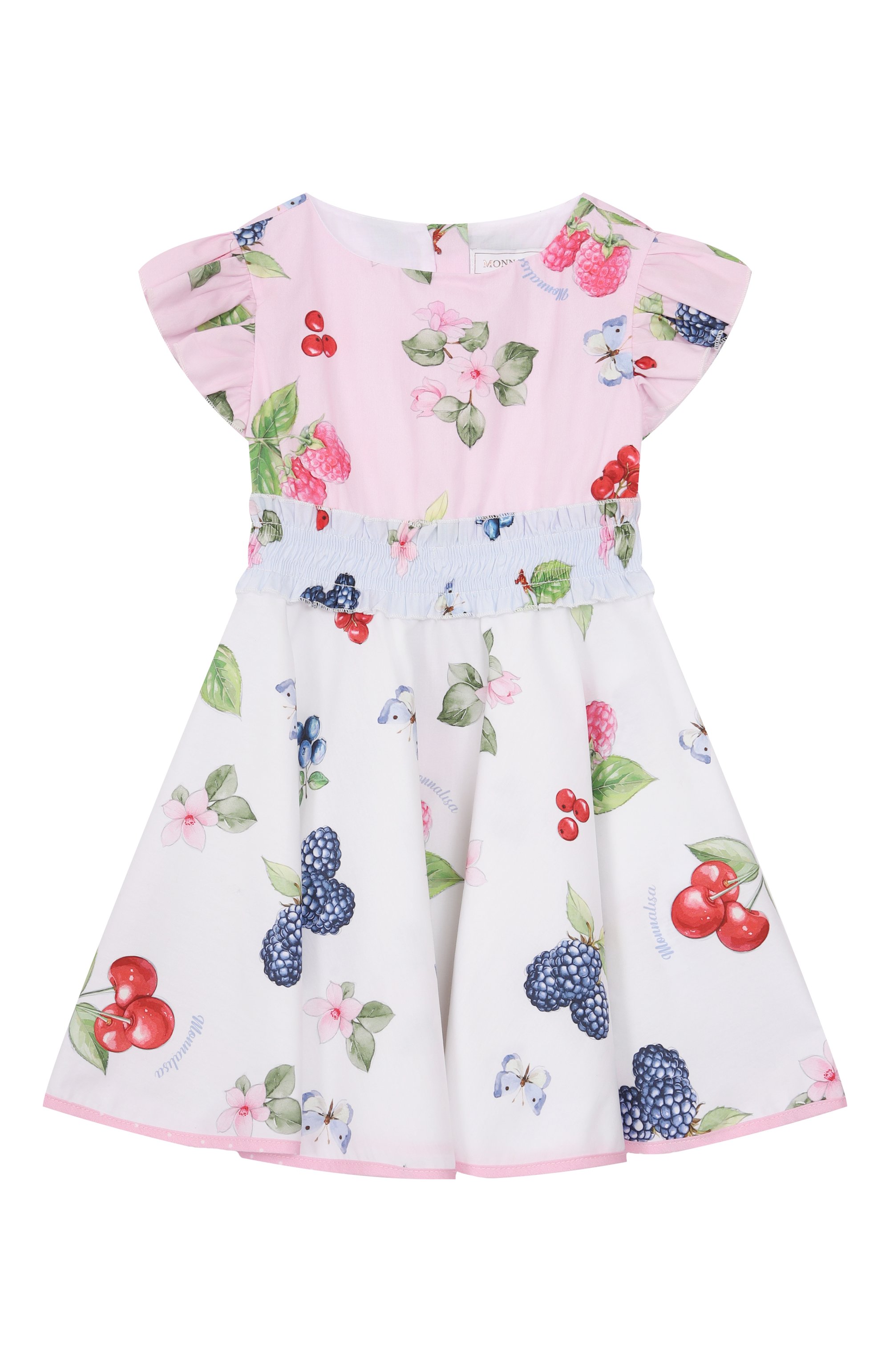 Хлопковое платье MONNALISA, арт. 11E921, фото 1