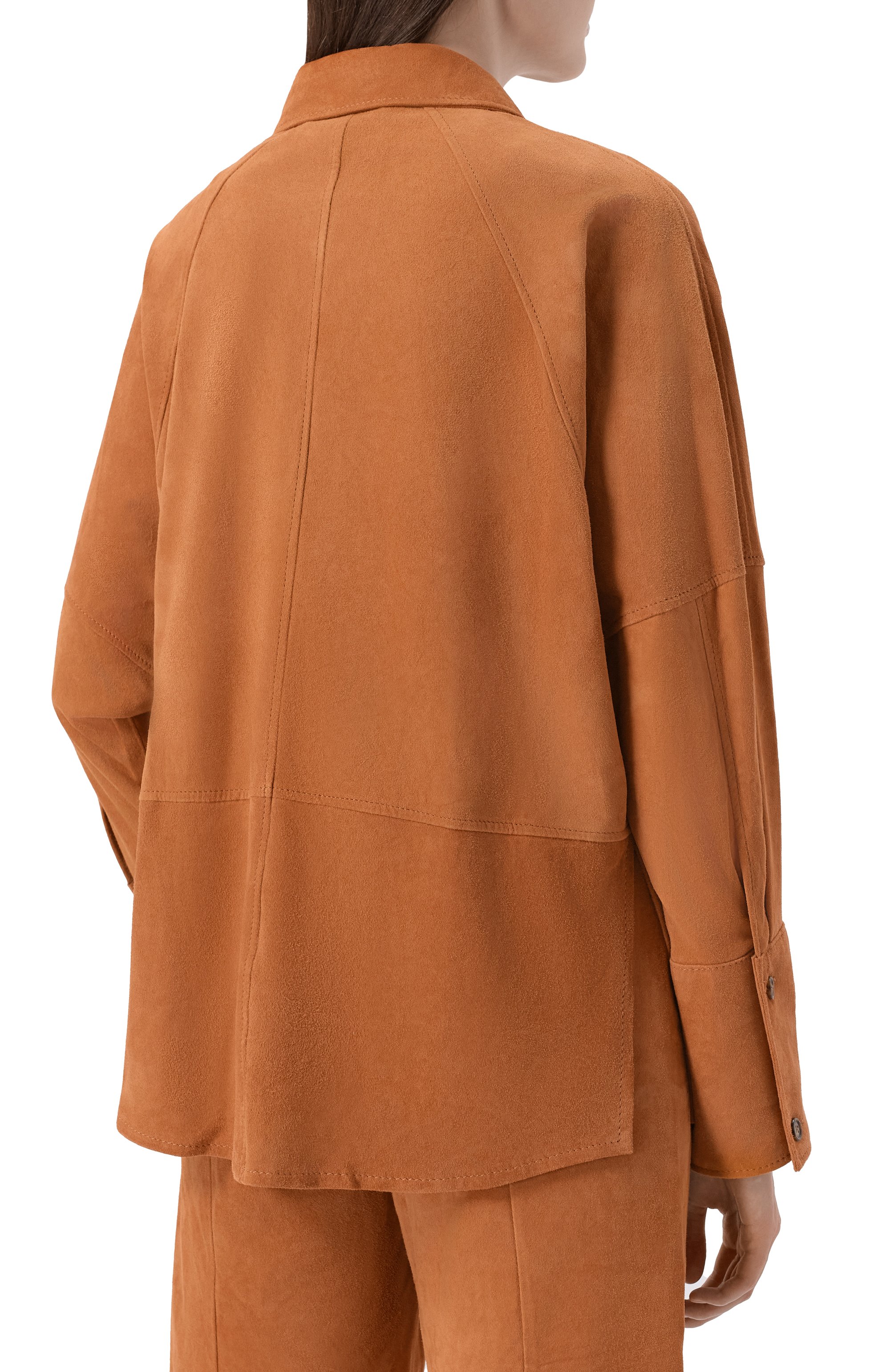 Замшевая рубашка ERIKA CAVALLINI, арт. P6SW02, фото 4