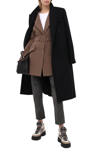 Кожаные брюки ISABEL MARANT ETOILE, арт. PA1715-20A016E/TEA, фото 3