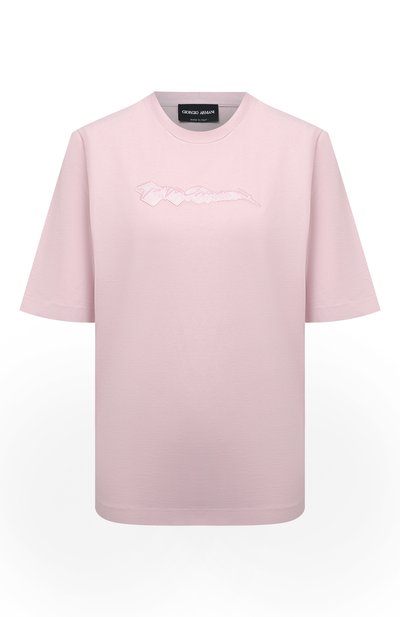 Женская хлопковая футболка GIORGIO ARMANI, арт. 6KAM56/AJNYZ