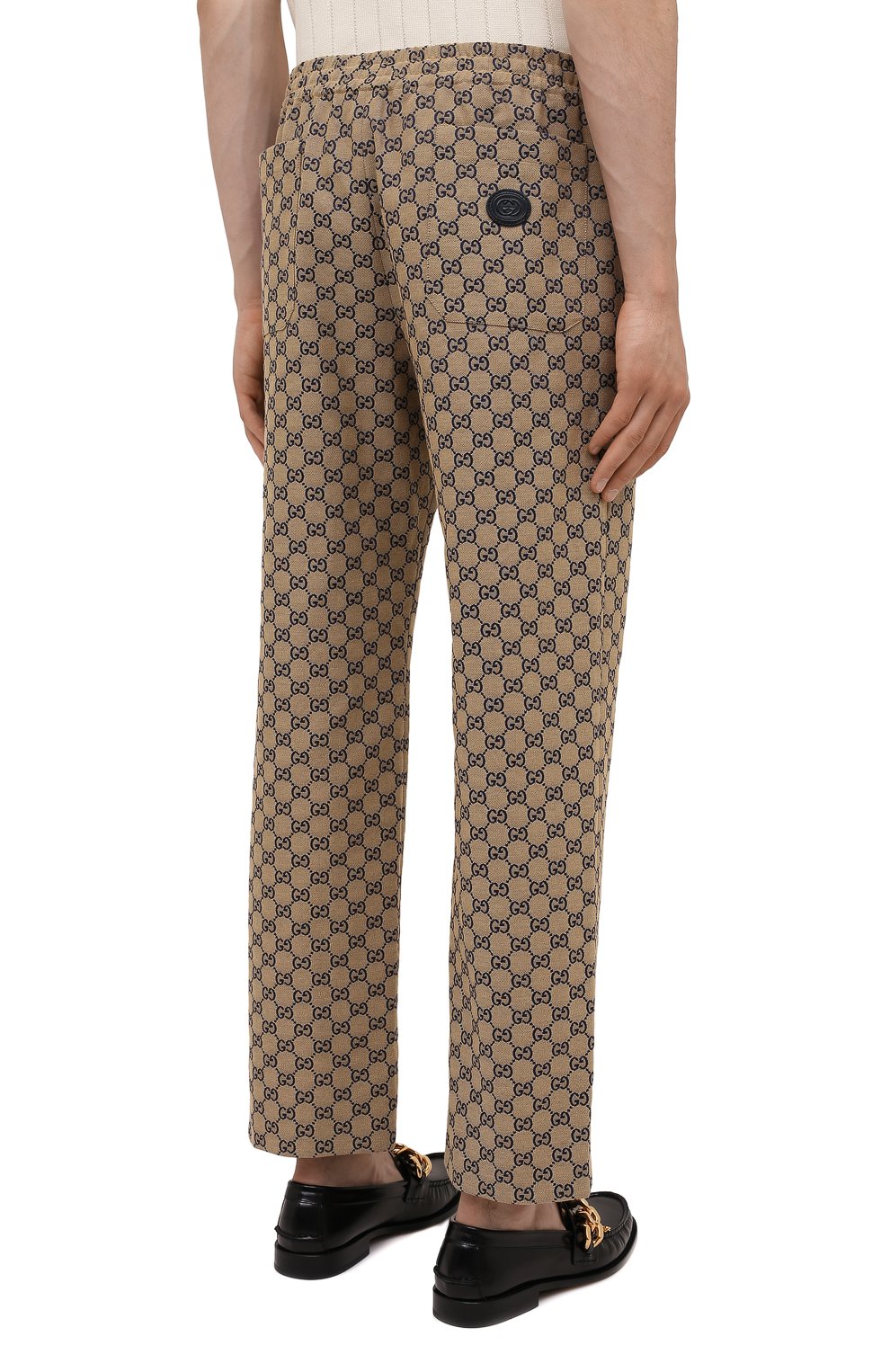 Хлопковые брюки GUCCI, арт. 658090/Z8A0V, фото 4