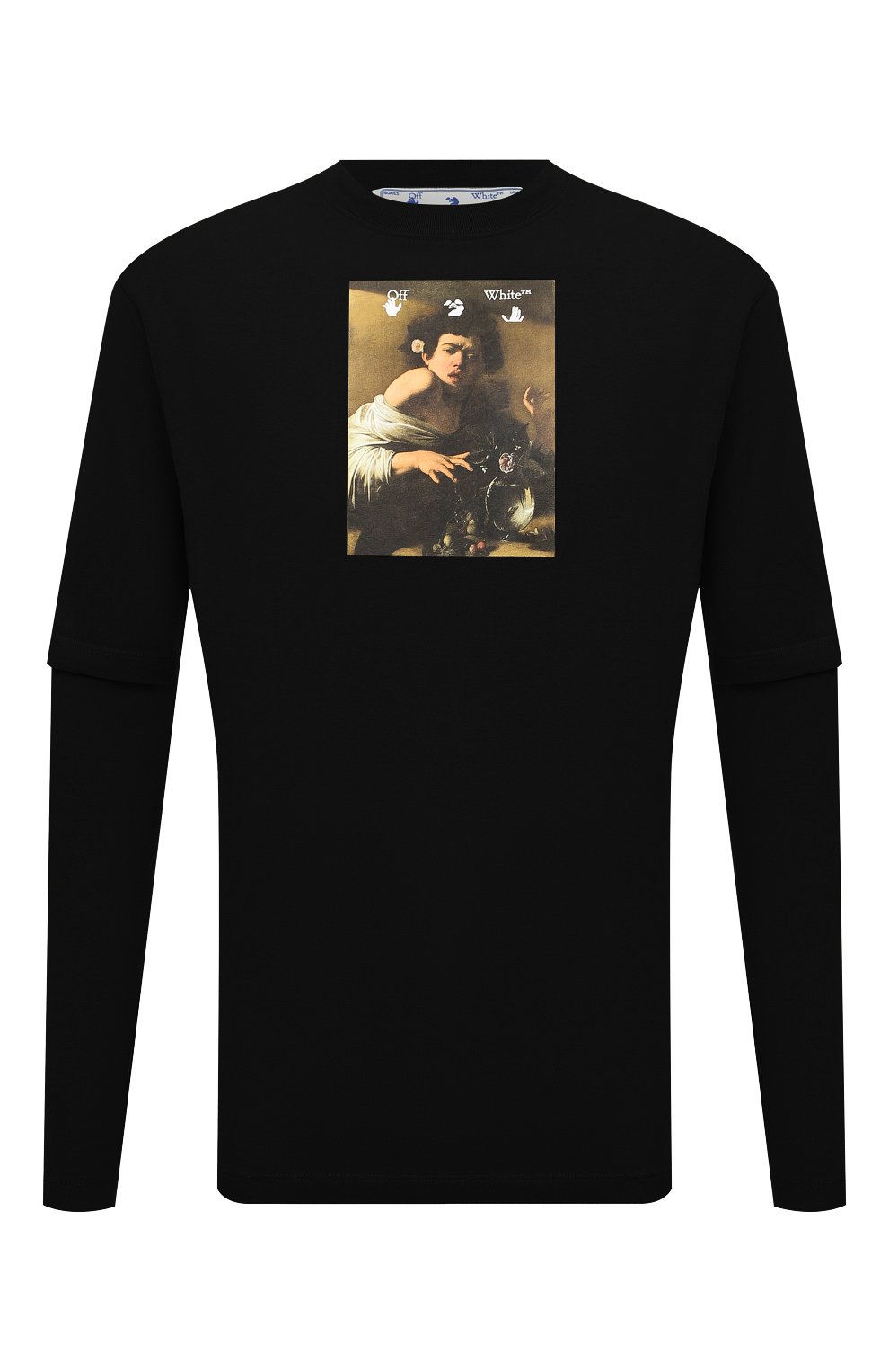 Хлопковый лонгслив OFF-WHITE, арт. 0MAB066F21JER007, фото 1
