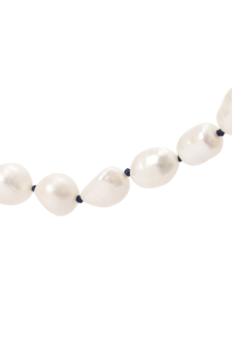 Женское колье nora COPINE JEWELRY белого цвета, арт. NORA | Фото 3 (Нос: Не проставлено; Региональные ограничения белый список (Axapta Mercury): Не проставлено; Материал: Жемчуг)