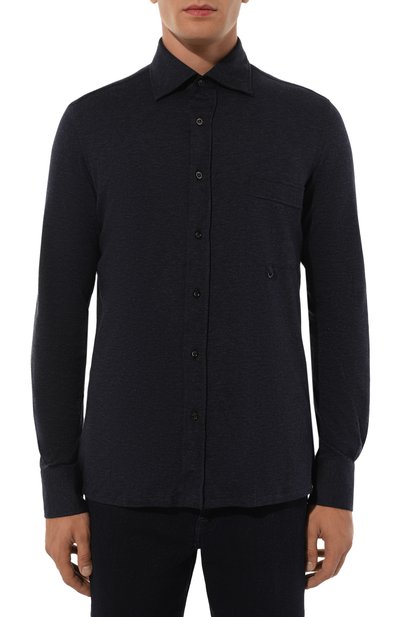 Рубашка из хлопка и кашемира STEFANO RICCI, арт. CJ007510/TE2603, фото 3