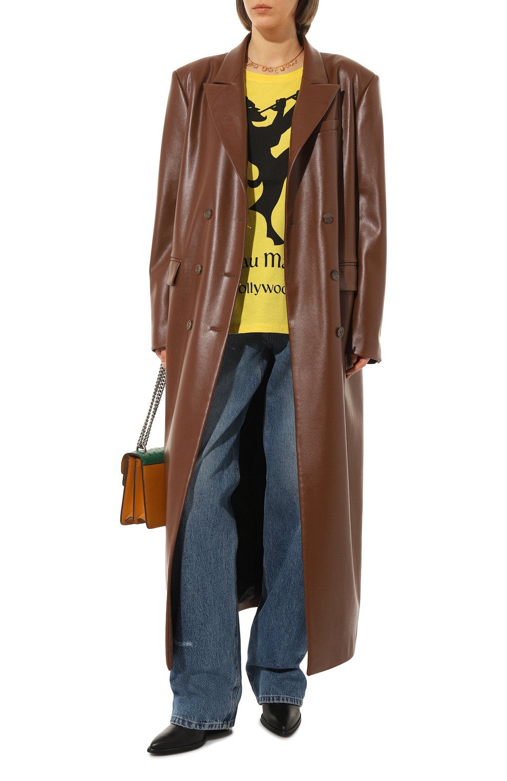 Хлопковая футболка GUCCI, арт. 492347 XJALD, фото 2