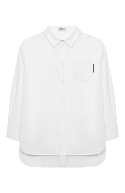 Хлопковая блузка BRUNELLO CUCINELLI, арт. B0091C407B, фото 1