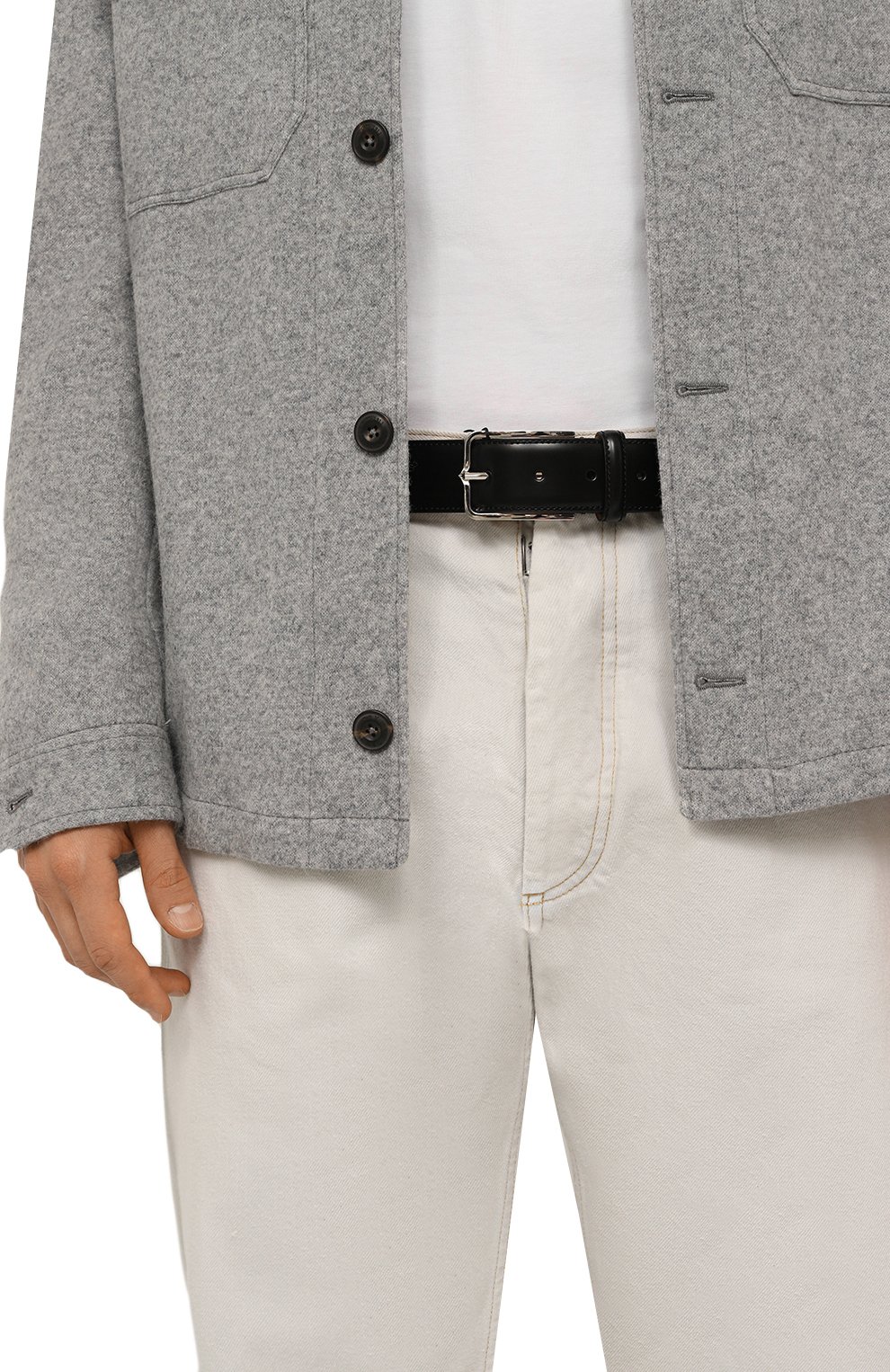 Кожаный ремень CORNELIANI черного цвета по цене 32450 руб., арт. 92V301-3820830, фото 2 Кожаный ремень CORNELIANI, арт. 92V301-3820830, фото 2