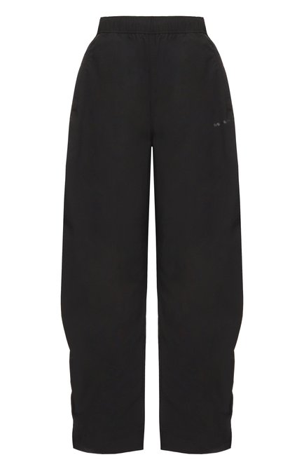 Женские брюки ALEXANDERWANG.T черного цвета, арт. 4WC1254405 | Фото 1 (Драгоценные камни: Проставлено; Материал сплава: Проставлено; Длина (брюки, джинсы): Стандартные; Материал внешний: Синтетический материал)