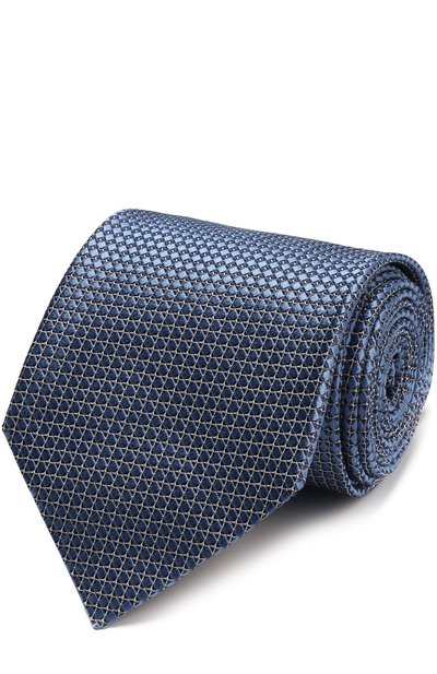 Мужской шелковый галстук с узором ZEGNA, арт. Z9D391XW