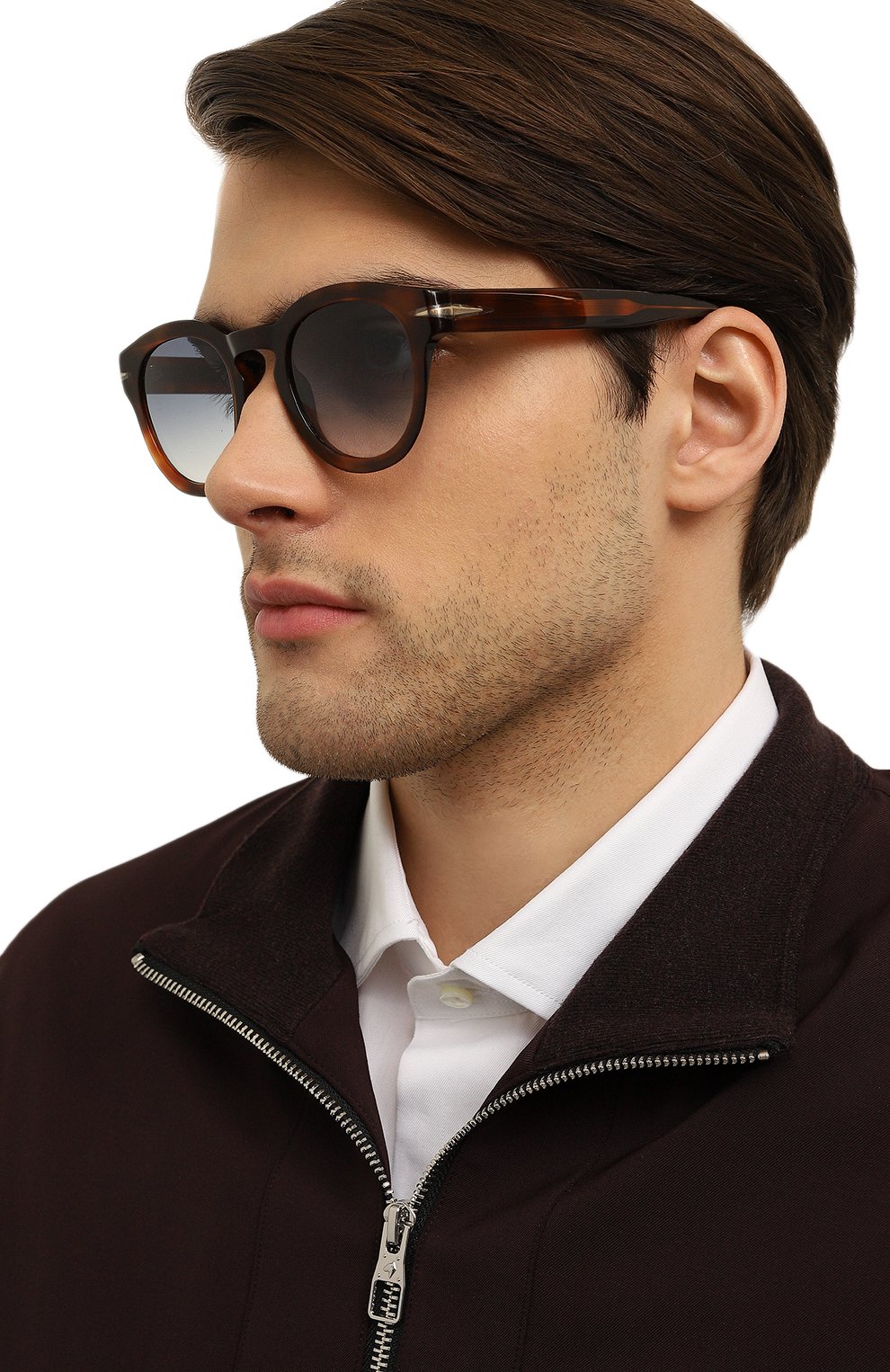 Солнцезащитные очки DAVID BECKHAM коричневого цвета по цене 25900 руб., арт. DB7041 FLAT WR9, фото 2 Солнцезащитные очки DAVID BECKHAM, арт. DB7041 FLAT WR9, фото 2