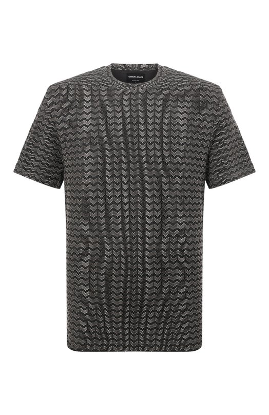 Футболка из вискозы Giorgio Armani 6RSM94/SJCKZ Серый 6RSM94/SJCKZ