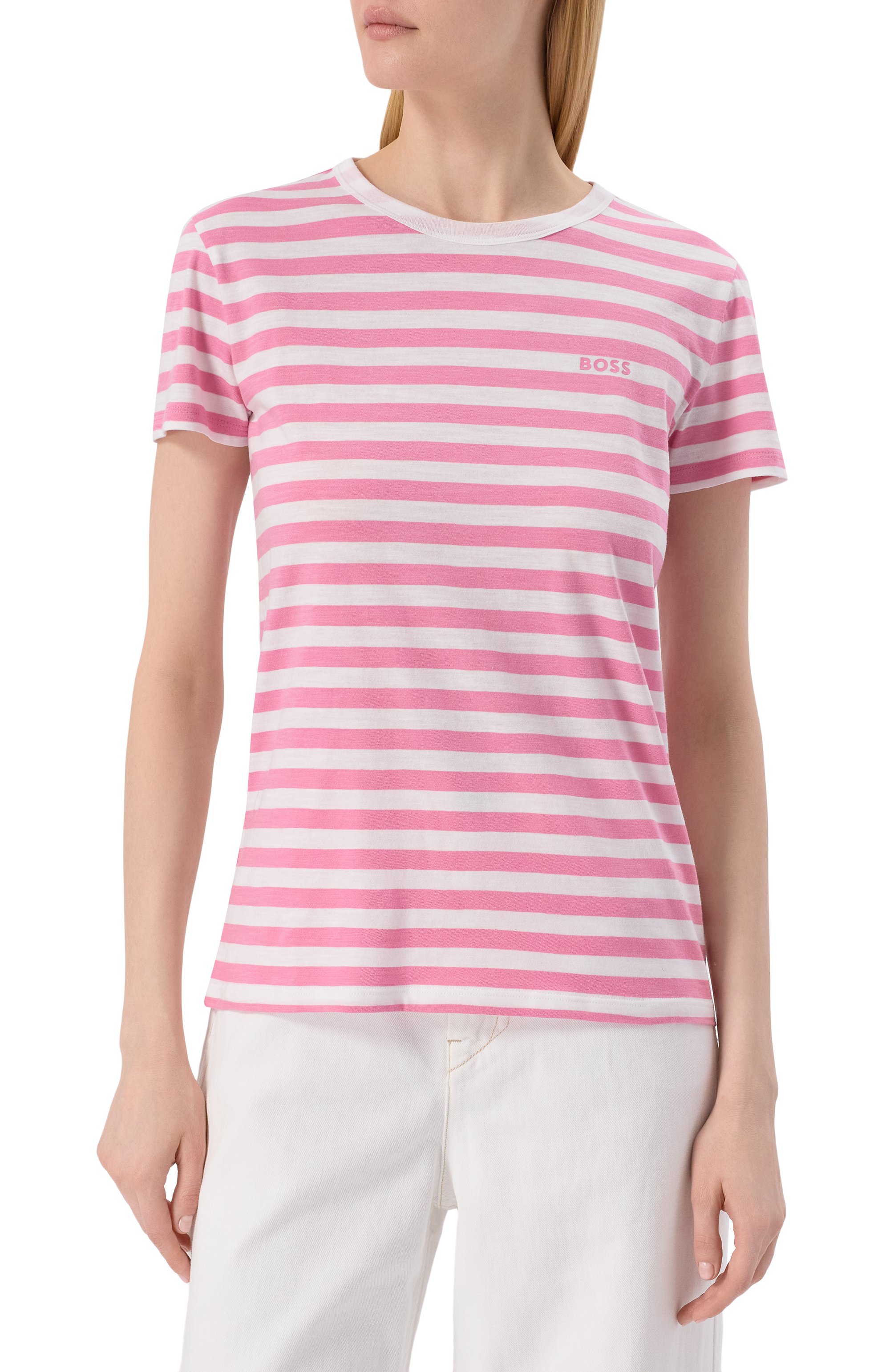 Хлопковая футболка BOSS ORANGE, арт. 50504192, фото 3