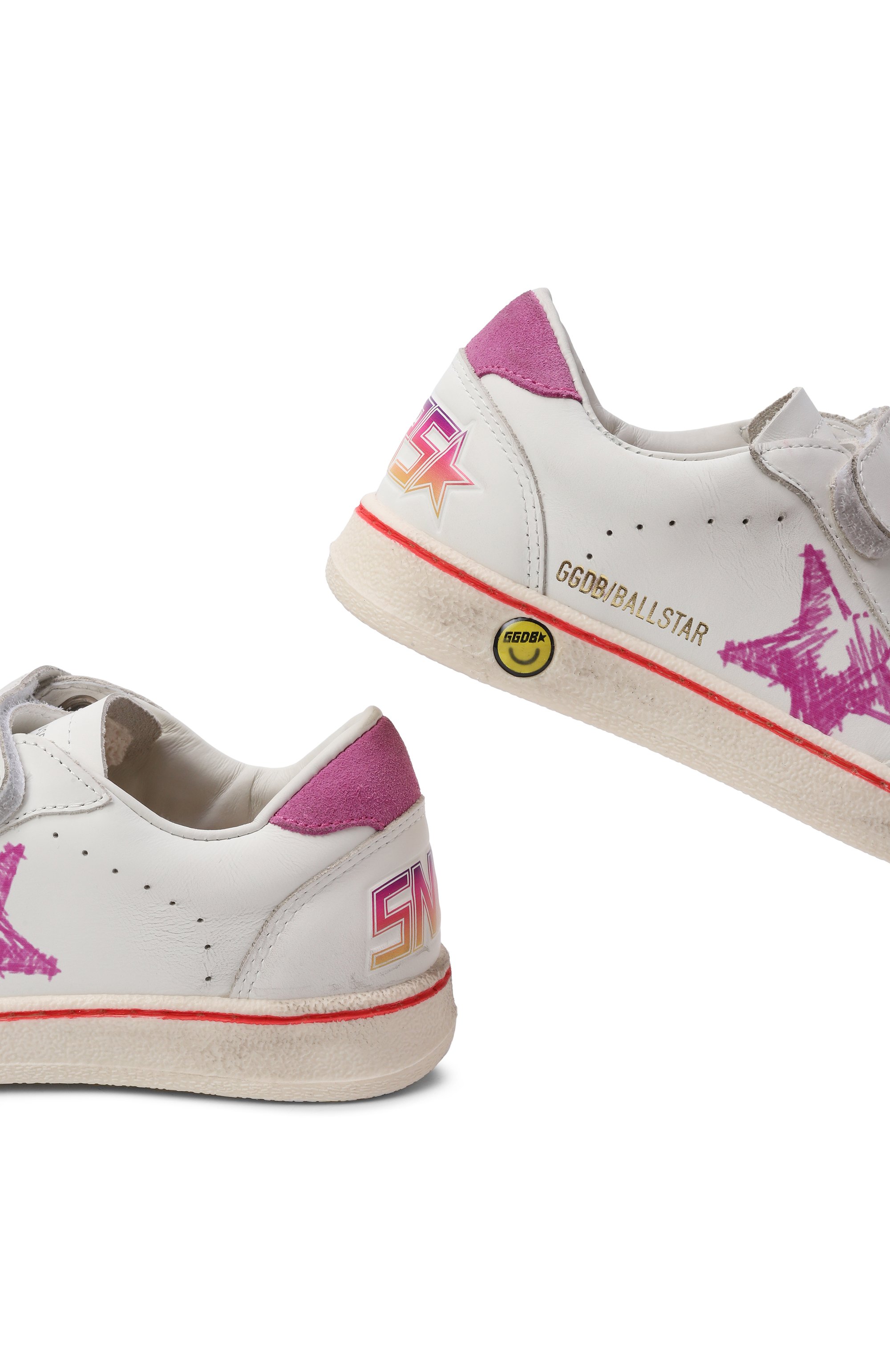 Кожаные кеды ball star GOLDEN GOOSE DELUXE BRAND, арт. GYF00926.F007445, фото 5