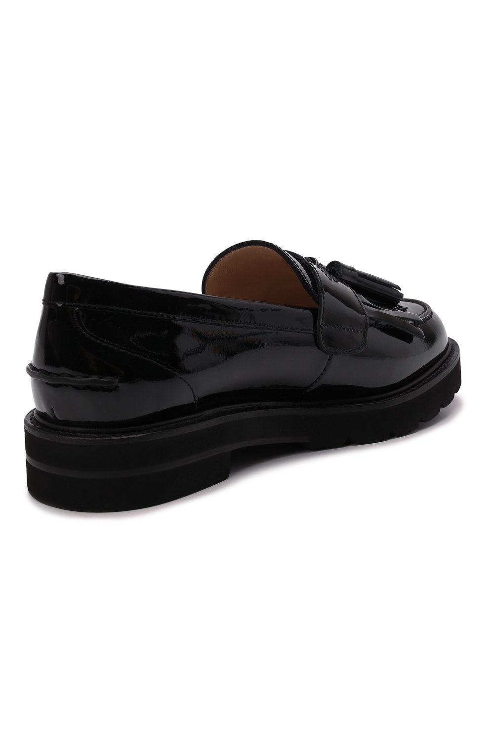 Кожаные пенни-лоферы mila STUART WEITZMAN черного цвета по цене 56100 руб., арт. S0401, фото 5 Кожаные пенни-лоферы mila STUART WEITZMAN, арт. S0401, фото 5