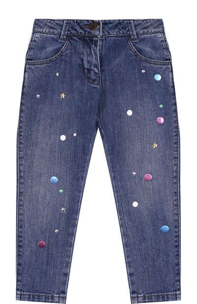 Джинсы с металлизированной отделкой MARC JACOBS (THE), арт. W14189/6A-12A, фото 1