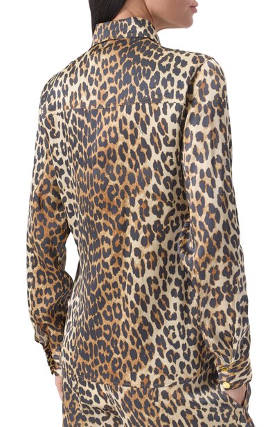 Рубашка из вискозы GANNI, арт. W0321/6757, фото 4