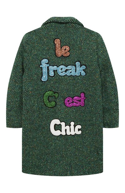 Пальто FRONT STREET 8 KIDS зеленого цвета по цене 27200 руб., арт. FWK 10, фото 2 Пальто FRONT STREET 8 KIDS, арт. FWK 10, фото 2