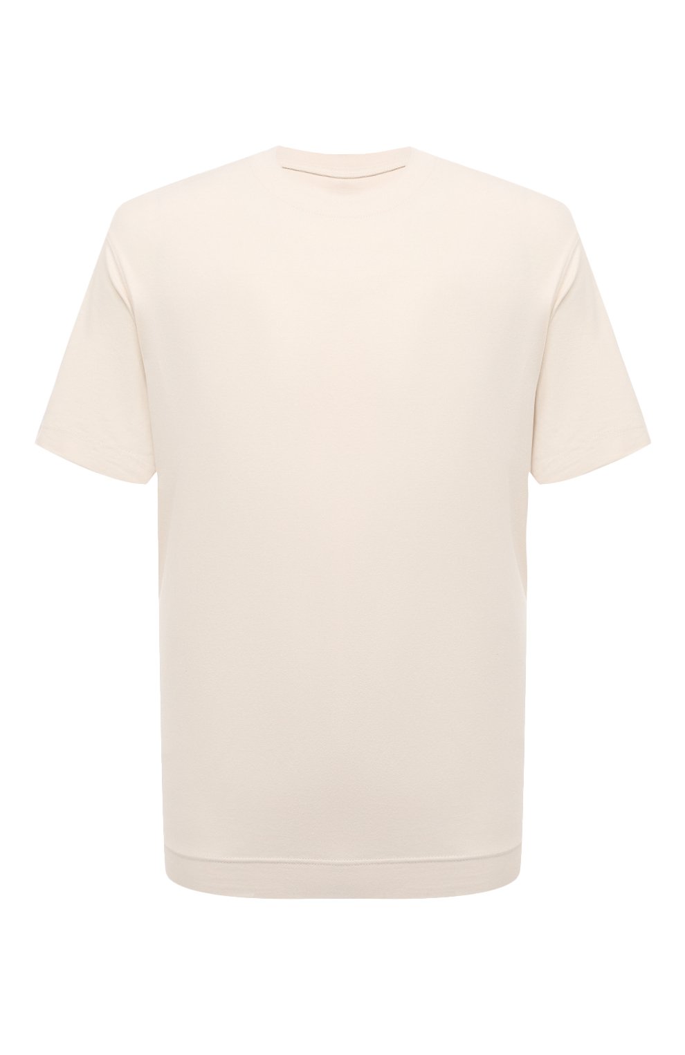 Хлопковая футболка CIRCOLO 1901 кремового цвета по цене 13300 руб., арт. CN4034, фото 1 Хлопковая футболка CIRCOLO 1901, арт. CN4034, фото 1