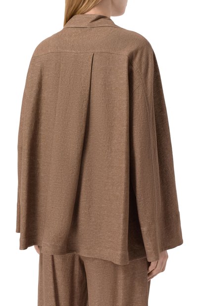 Рубашка изо льна и вискозы GIORGIO ARMANI, арт. GW000905/AF15060, фото 4