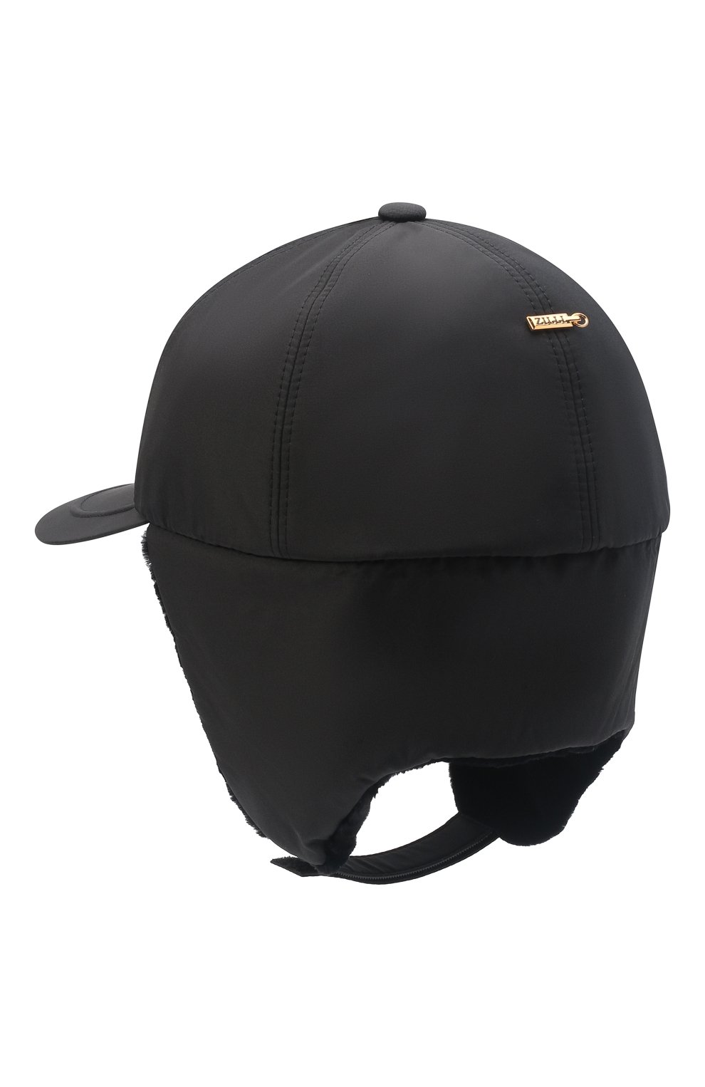 �Шелковая бейсболка с мехом норки ZILLI, арт. MHW-CAP17-30036/0001, фото 3