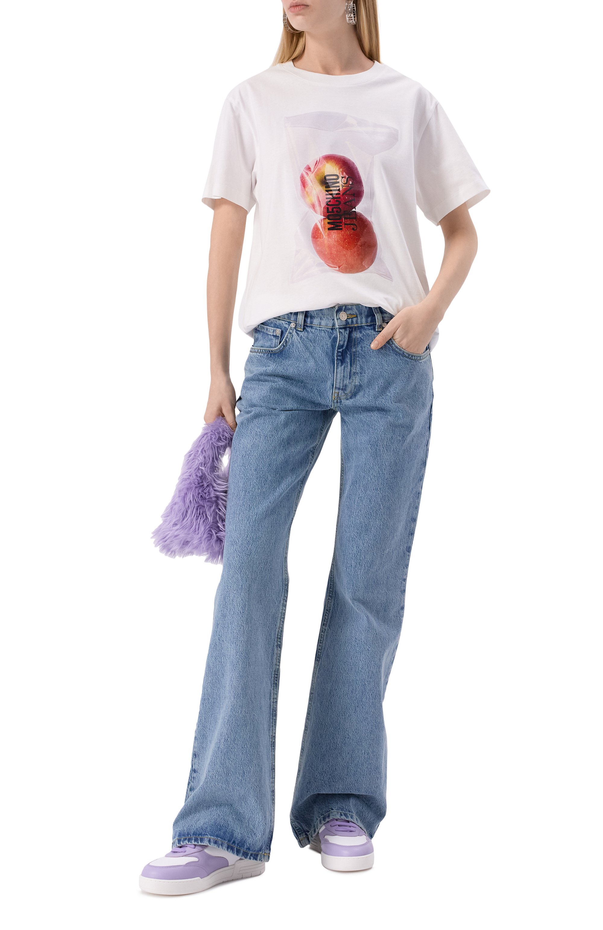 Кожаные кеды MOSCHINO, арт. 15204/MFD, фото 2