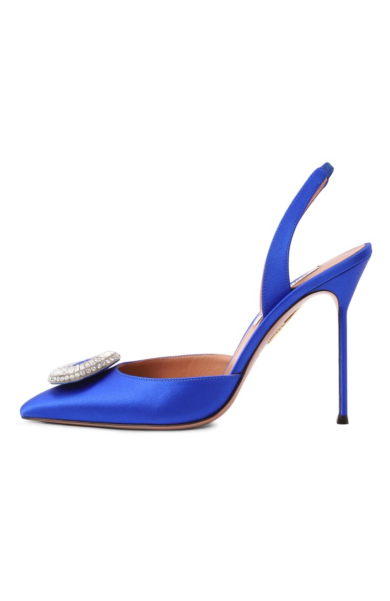 Текстильные туфли crystal hoop 105 AQUAZZURA, арт. CYPHIGL0/SAT, фото 1