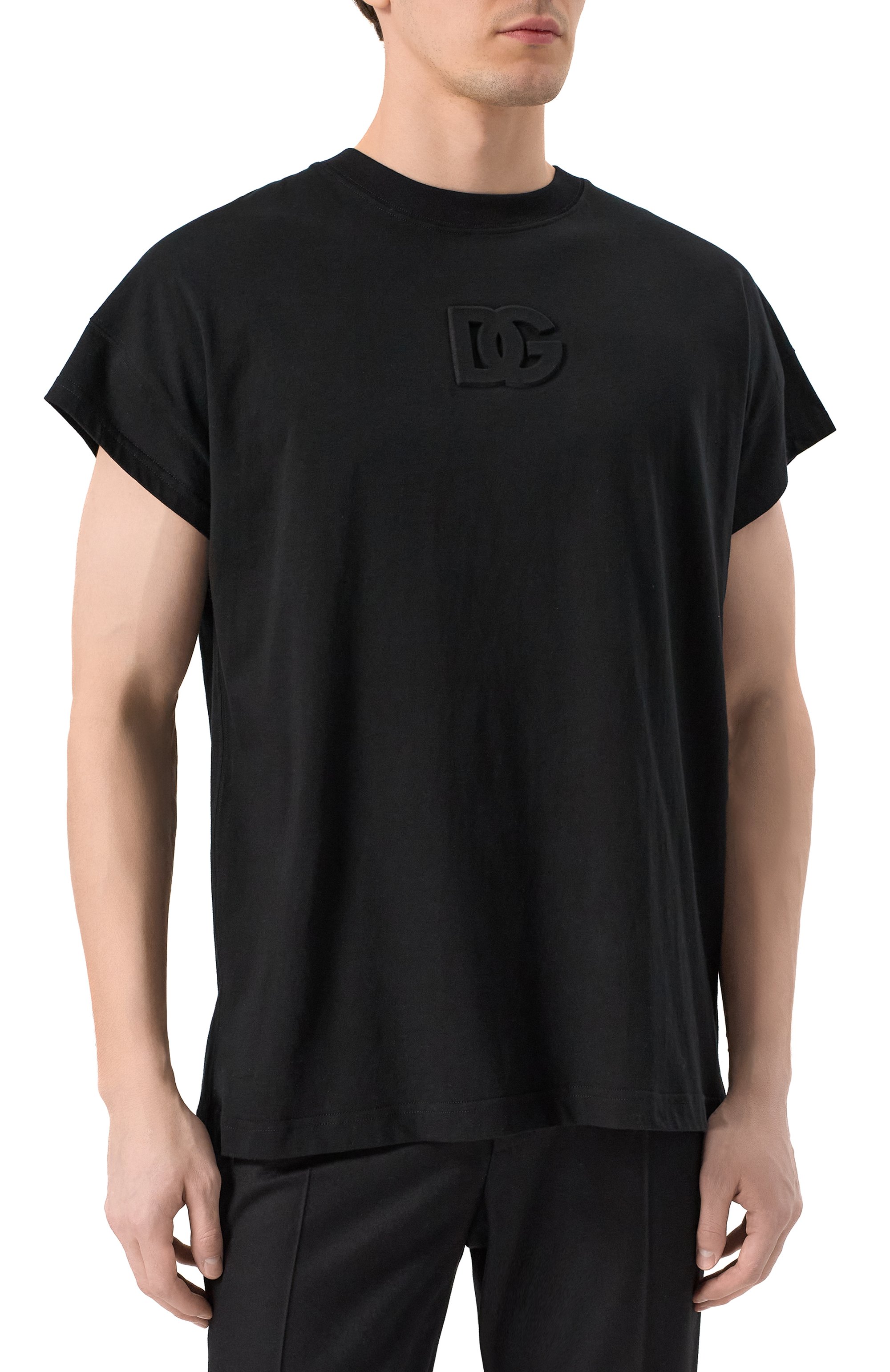 Хлопковая футболка DOLCE & GABBANA, арт. G8SN4Z/G702T, фото 3