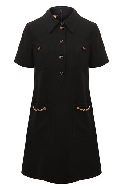 Женское платье из шелка и шерсти GUCCI, арт. 661672 ZAD88