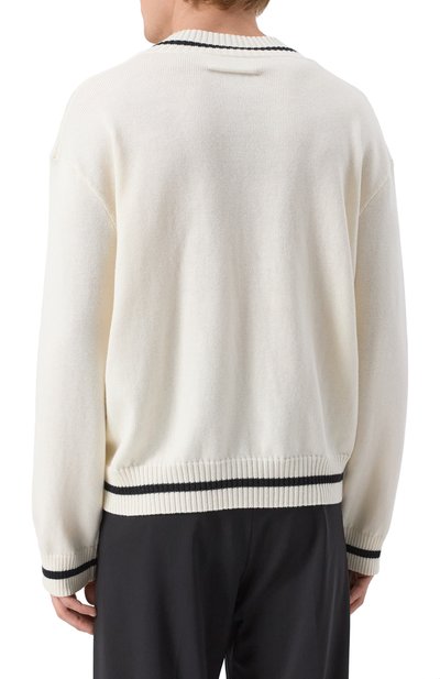 Свитер из хлопка и шерсти MM6, арт. SH0HN0002/M13085, фото 4