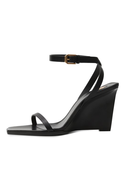 Кожаные босоножки May Saint Laurent 822392/DWE00 Чёрный  822392/DWE00 Фото 4
