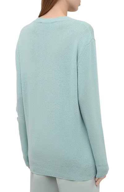 Кашемировый пуловер STELLA MCCARTNEY светло-голубого цвета по цене 94950 руб., арт. 601883/S7231, фото 4 Кашемировый пуловер STELLA MCCARTNEY, арт. 601883/S7231, фото 4
