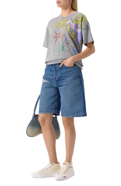 Хлопковая футболка DIESEL, арт. A17719/0AKBY, фото 2