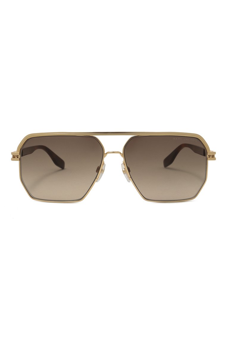 Женские солнцезащитные очки MARC JACOBS (THE) коричневого цвета, арт. MARC 584 J5G | Фото 4 (Материал: Металл; Тип очков: С/з; Кросс-КТ: С/з-унисекс; Нос: Не проставлено; Региональные ограничения белый список (Axapta Mercury): Не проставлено; Оптика Гендер: оптика-унисекс; Очки форма: Авиаторы)