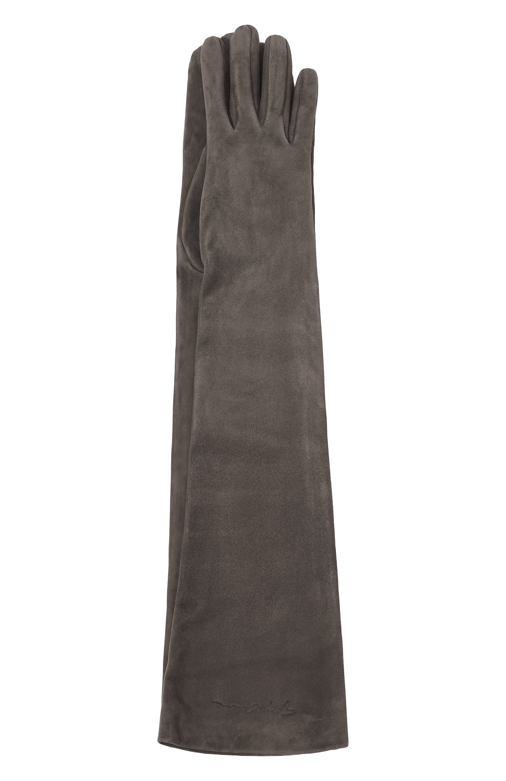 Кожаные перчатки GIORGIO ARMANI серого цвета по цене 83200 руб., арт. 794206/3F204, фото 1 Кожаные перчатки GIORGIO ARMANI, арт. 794206/3F204, фото 1