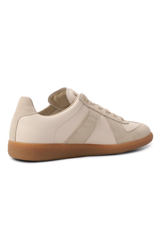 Кожаные кеды Replica Maison Margiela S58WS0109/P1895 Кремовый  S58WS0109/P1895 Фото 5