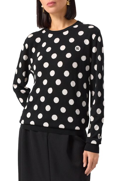 Пуловер из шерсти и шелка DOLCE & GABBANA, арт. FXX06T/JCVYK, фото 3