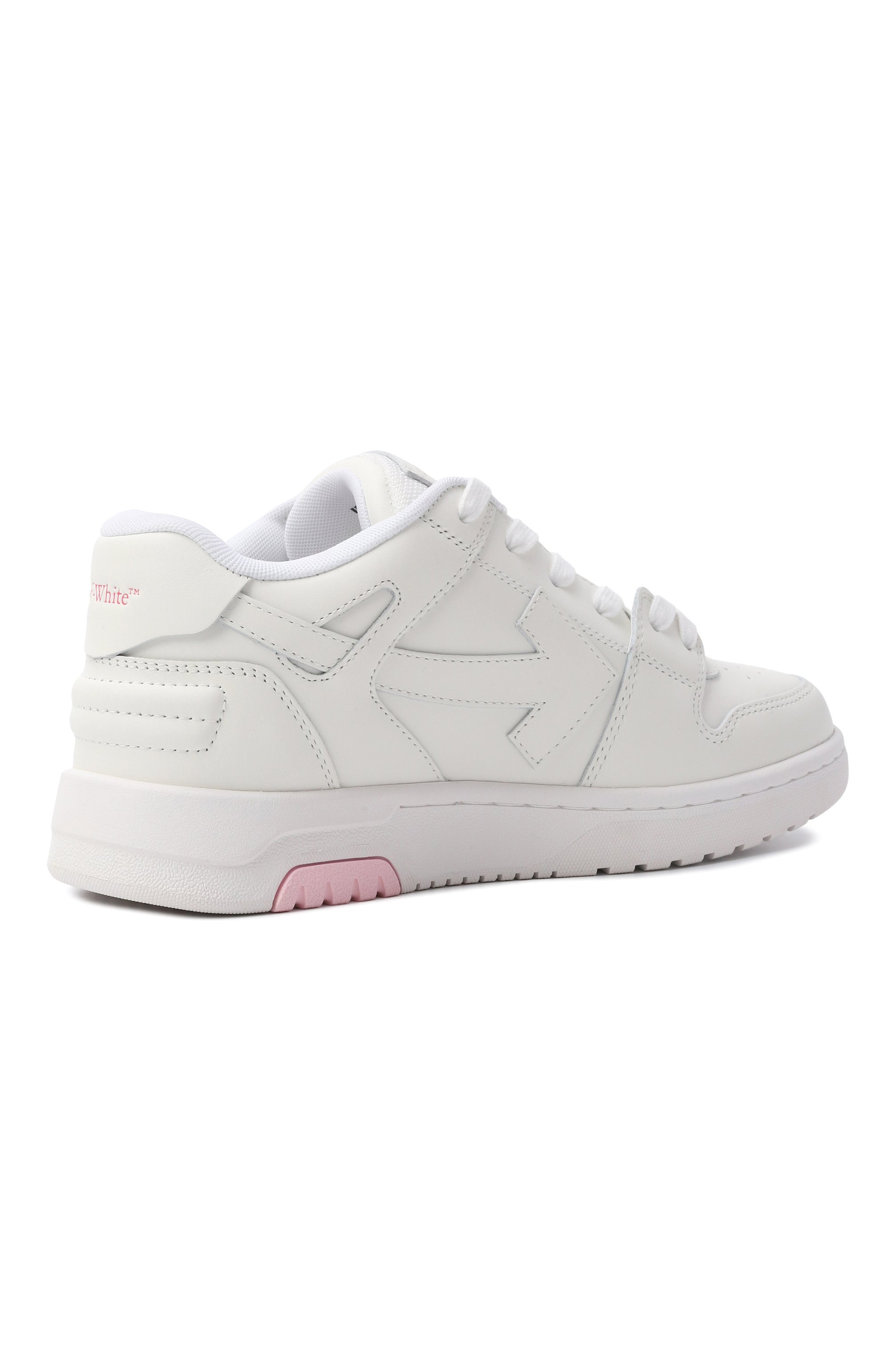 Кожаные кеды out of office OFF-WHITE, арт. 0GIA007F25LEA0020183/29-33, фото 3