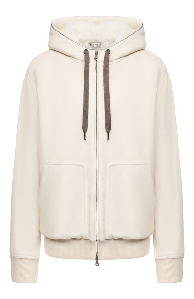 Женский толстовка из смеси кашемира и хлопка BRUNELLO CUCINELLI, арт. ME843SL506