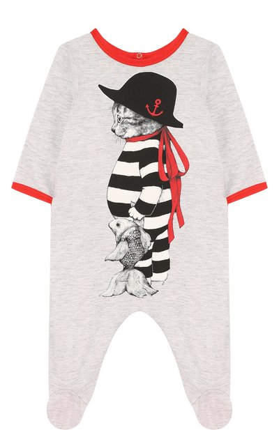 Хлопковая пижама с принт ом GUCCI, арт. 497862/X9M00, фото 1