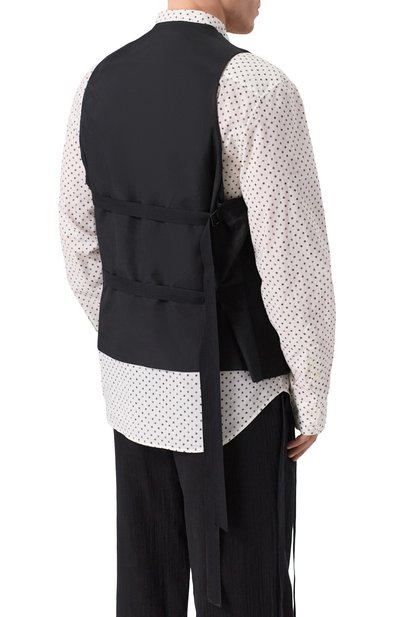 Жилет из вискозы ANN DEMEULEMEESTER, арт. B0012391/FA558, фото 4