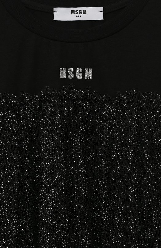 Платье MSGM kids Чёрный, фото 3