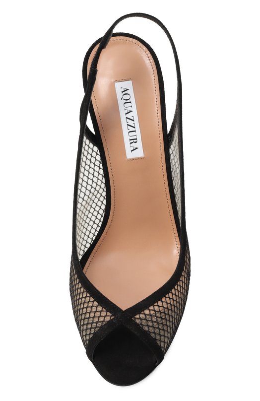 Босоножки Temptation 105 Aquazzura TMMHIGS0/MSU Чёрный  TMMHIGS0/MSU Фото 6