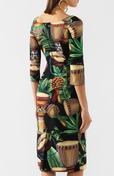 Шелковое платье DOLCE & GABBANA, арт. F6F5PT/FSAZ7, фото 4