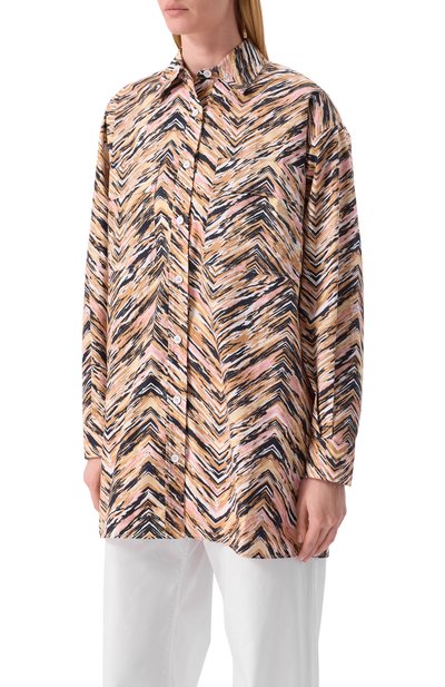 Хлопковая рубашка MISSONI, арт. DS25SJ0I/BW00VY, фото 3