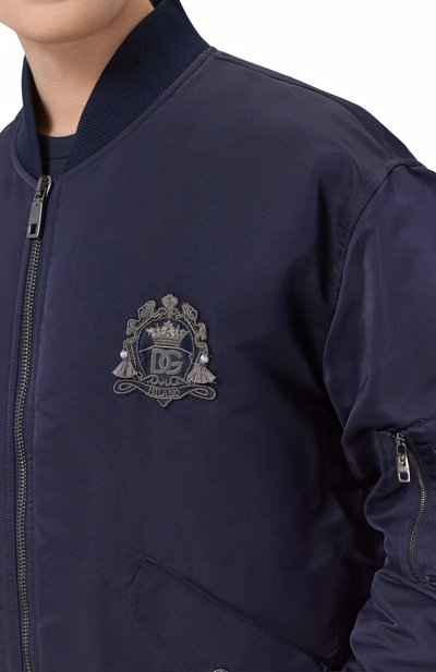 Шелковый бомбер DOLCE & GABBANA, арт. G9BBMZ/FU1JL, фото 5