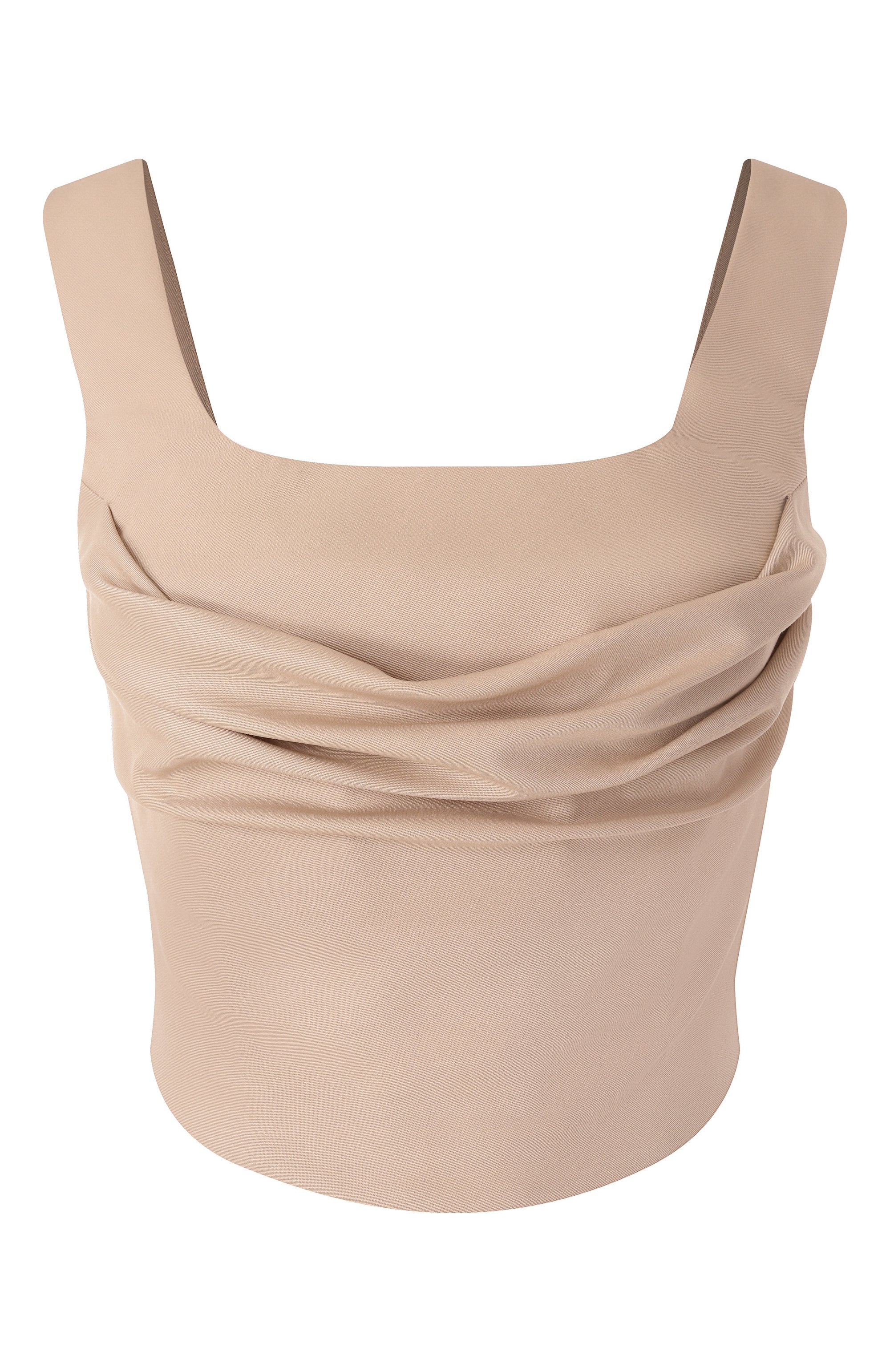 Шерстяной топ-корсет GIUSEPPE DI MORABITO бежевого цвета по цене 85250 руб., арт. 04SST0309 04410, фото 1 Шерстяной топ-корсет GIUSEPPE DI MORABITO, арт. 04SST0309 04410, фото 1