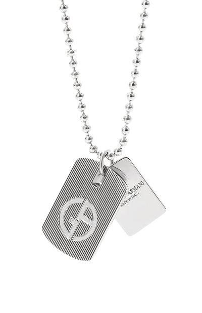 Серебряный кулон на цепочке GIORGIO ARMANI, арт. 53P042 3F042, фото 3