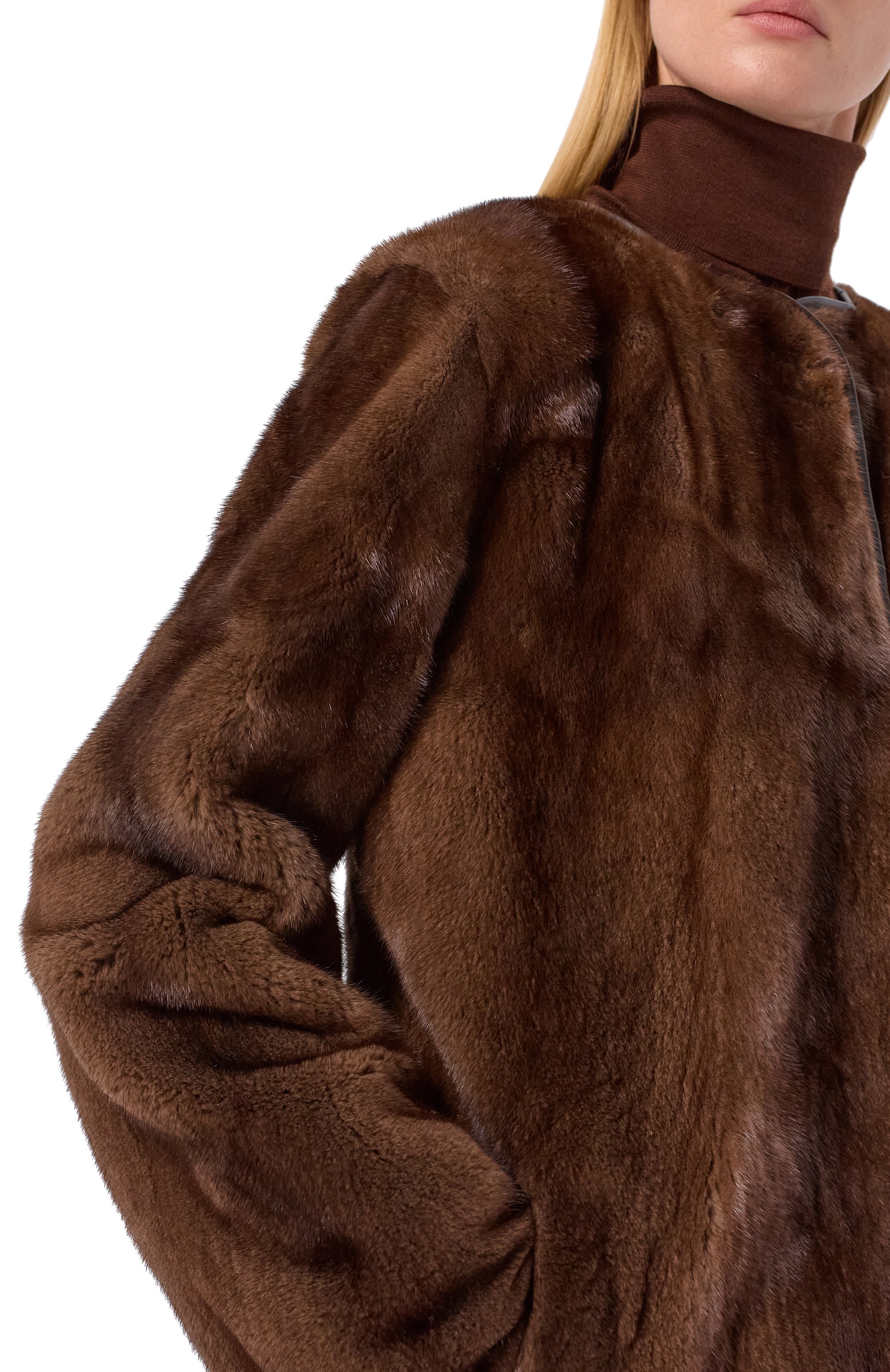 Шуба из норки GIULIA GURMAN, арт. 221DB44, фото 5