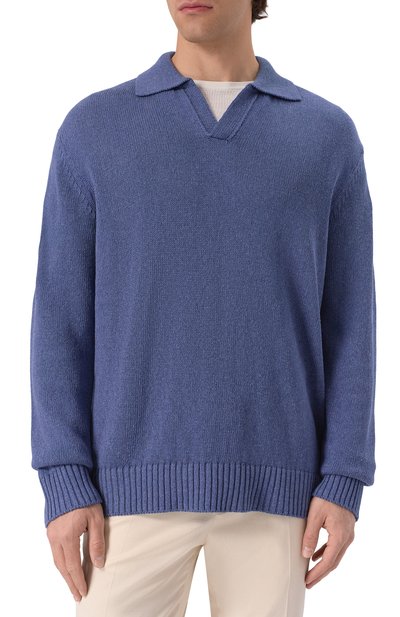 Поло из шелка и льна MVST, арт. 25E/X1P/0/A013/7660, фото 3